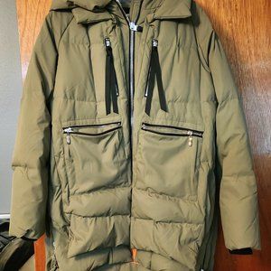 Amazon Orolay Thickened Down Jacket Olive Green Medium M